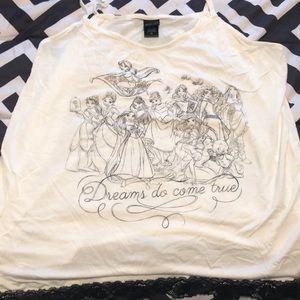 Disney princess tank top